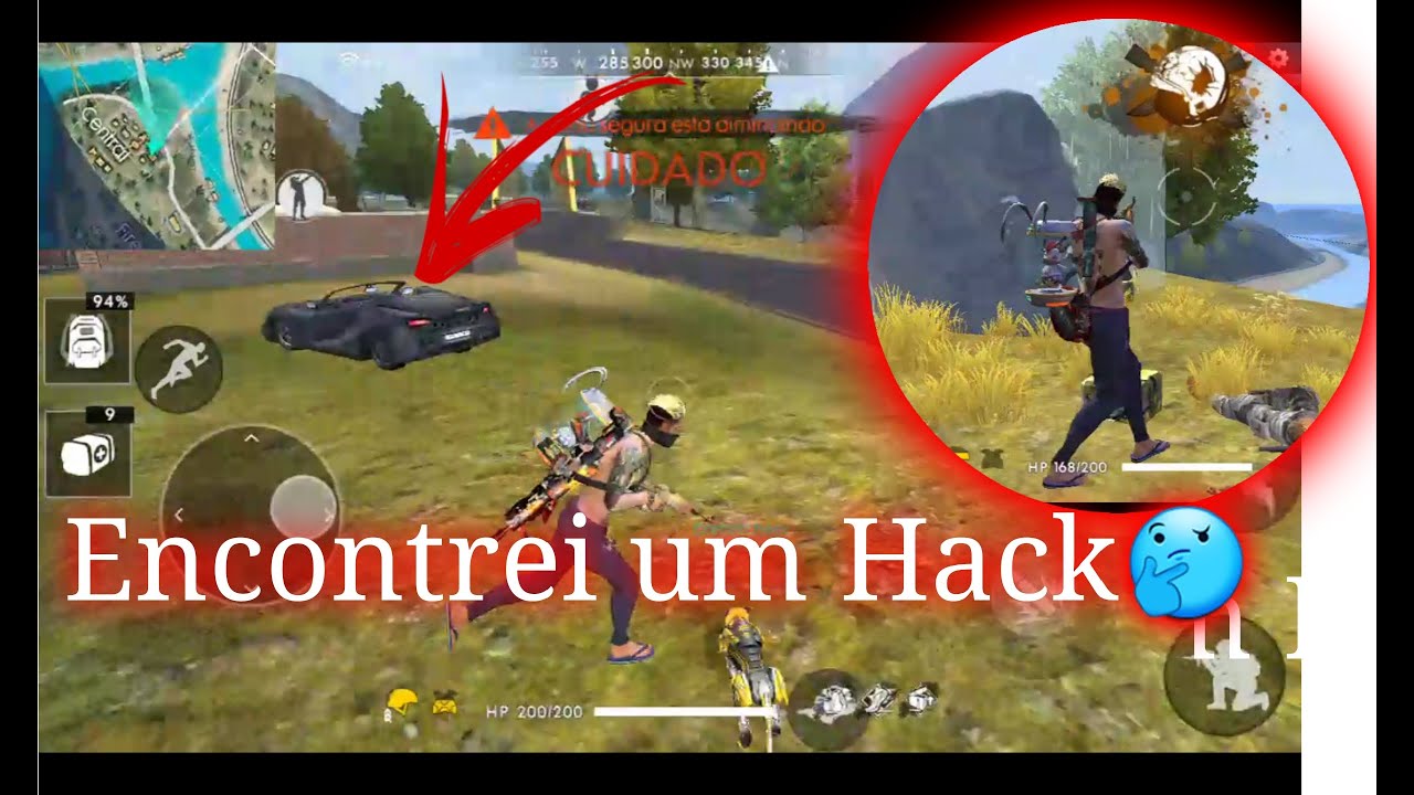 Encontrei um Hack nessa partida! Free fire - YouTube