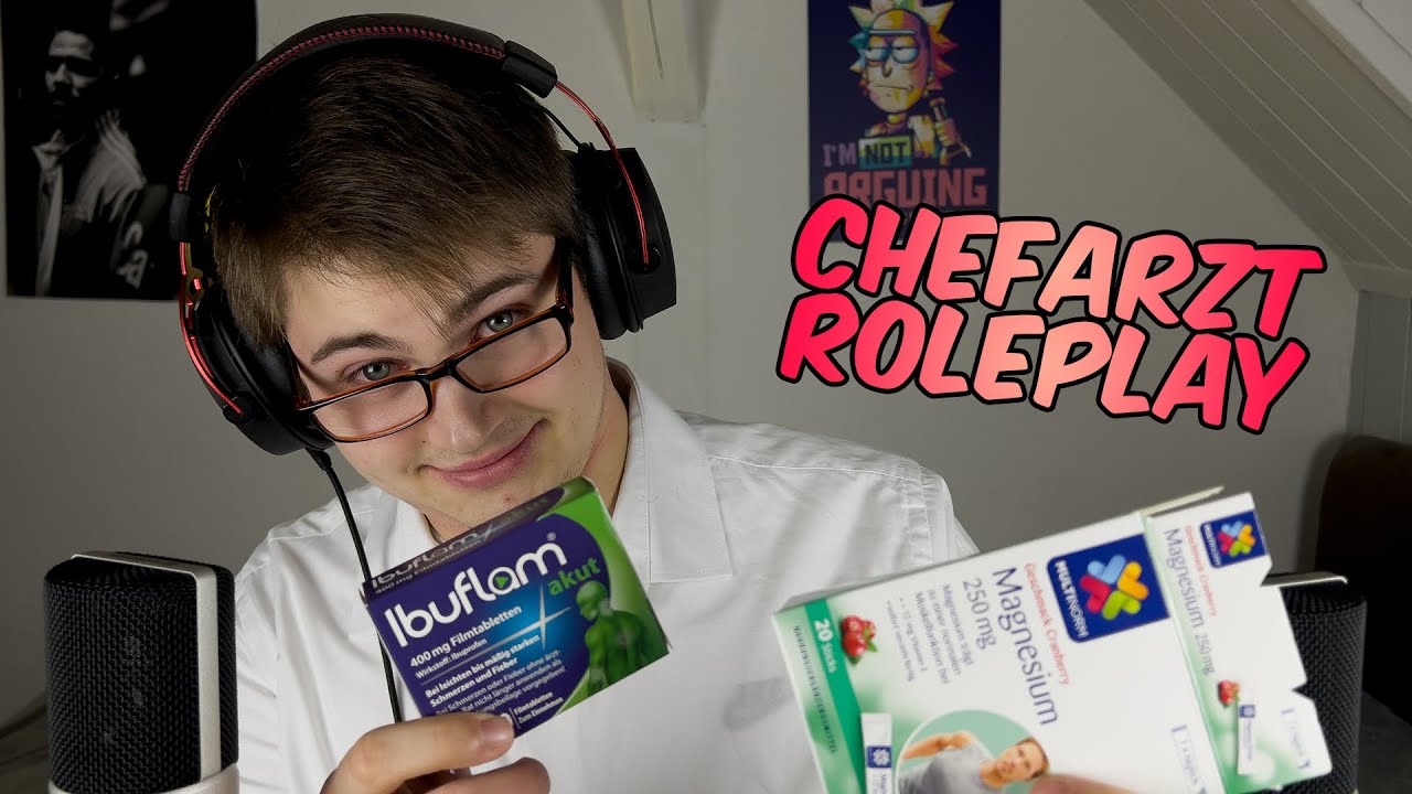 АСМР | ГЛАВНЫЙ ДОКТОР РОЛЕВАЯ ИГРА (НЕМЕЦКИЙ) | АСМР Тони 😴