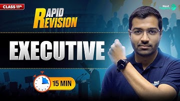 Executive Revision | CBSE Class 11 Political Science | Full Chapter in 🔟Mins | Rapid Revision Series