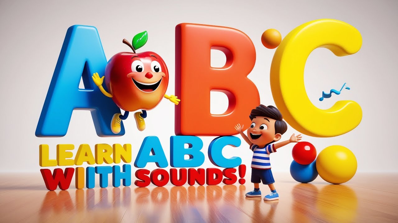 ABC Song for Kids Fun & Easy Alphabet Learning Song with Sounds ...