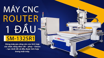Máy cnc router 1 đầu I Máy gia công cnc tự động thay dao SM-1325R1