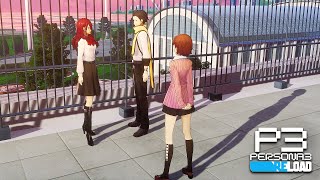 Ryoji Flirts with Mitsuru and Yukari on Rooftop | Yukari Hits Ryoji | Persona 3 Reload