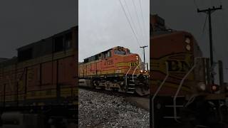CSX B457 Loaded Sand Train with BNSF and NS Power from Sterling, Ohio 4/25/2026 #csx #bnsf #shorts