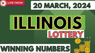 Illinois Midday Lottery Results For - 20 March, 2024 - Pick 3 - Pick 4 - Powerball - Mega Millions