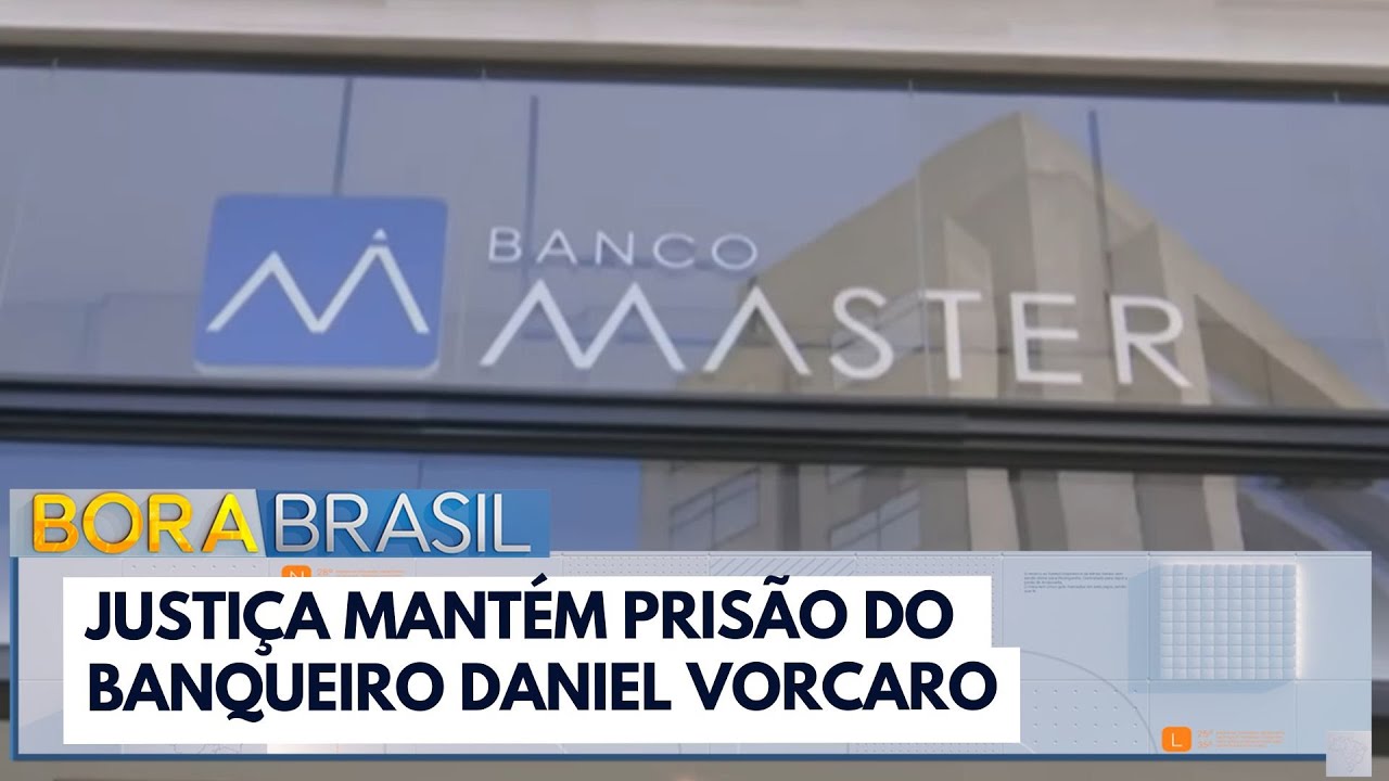 Banco Master: Justiça mantém prisão do banqueiro Daniel Vorcado