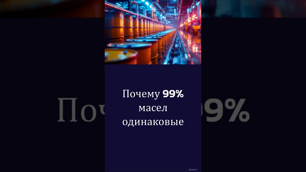 Почему 99% масел одинаковые 