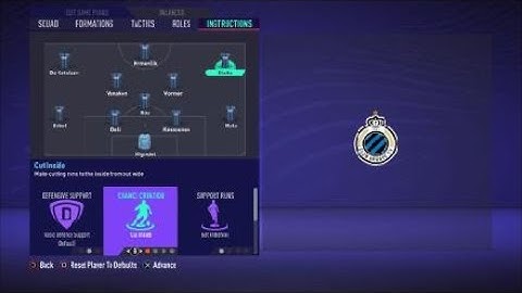 FIFA 21 Custom  Tactics  Recreate 4-3-3 of Club Brugge  + Instructions  -Replicate real system