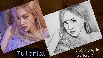How to draw Rose Blackpink - step by step | Drawing Tutorial | YouCanDraw