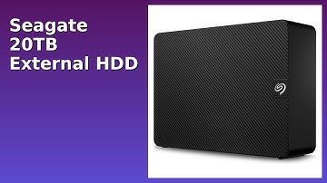 REVIEW (2025): Seagate 20TB External HDD. ESSENTIAL details.