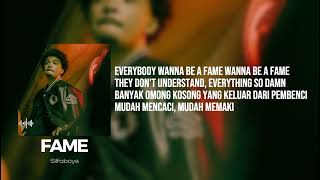 Download Lagu Silfaboys - FAME | Lirik Lagu MP3