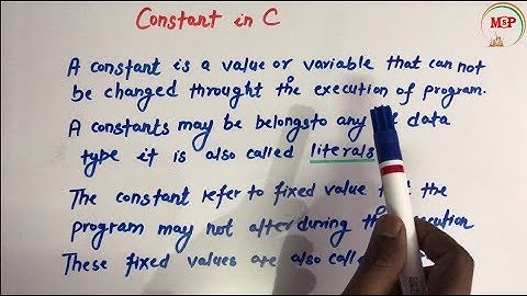 (Ep-06) C Language | Constant(Part-1) | Types of Constant with Example