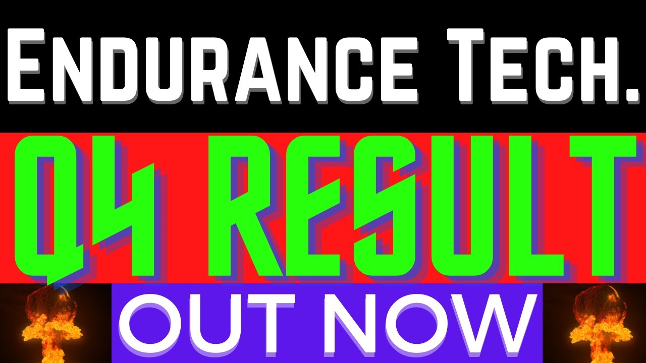 endurance technologies q4 results | endurance technologies news | endurance technologies results 😱🔥
