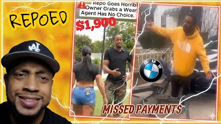 Desperately Behind $1900 on Car | Repo Man Takes Action