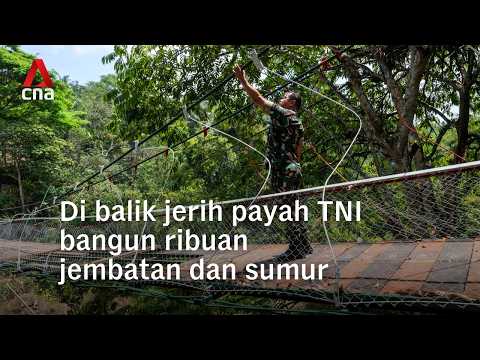 Di balik jerih payah TNI bangun ribuan jembatan dan sumur