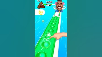 pop run 3d game level up 224 #coffindance #fun #shorts