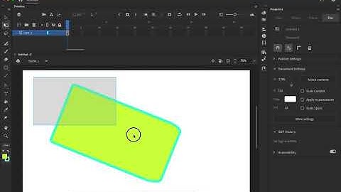 How to Use Free Transform in Adobe Animate
