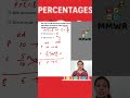This percentage Question Appears in Competitive Exams! Percentage (S - 32)