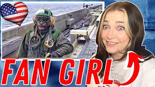 New Zealand Girl Reacts to U.S. Aircraft Carrier In Rare Arctic Circle Exercise 🇺🇸🤩