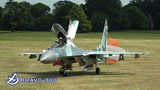 : SU30 Giant Scale RC Twin Turbine Jet: Weston Park Model Airshow 2023 Flight Spectacle