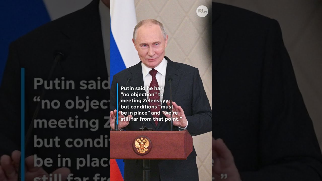 Trump Says Meeting With Putin Doesn T Hinge On Zelenskyy Talks Shorts