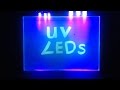 How to wire UV ultraviolet LEDs experiment & tutorial