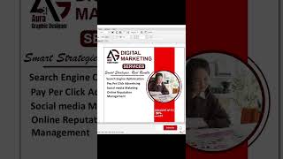 Digital Marketing Services Flyer Design CorelDraw|SEO, PPC, Social Media|FreeCDR Template#coreldraw