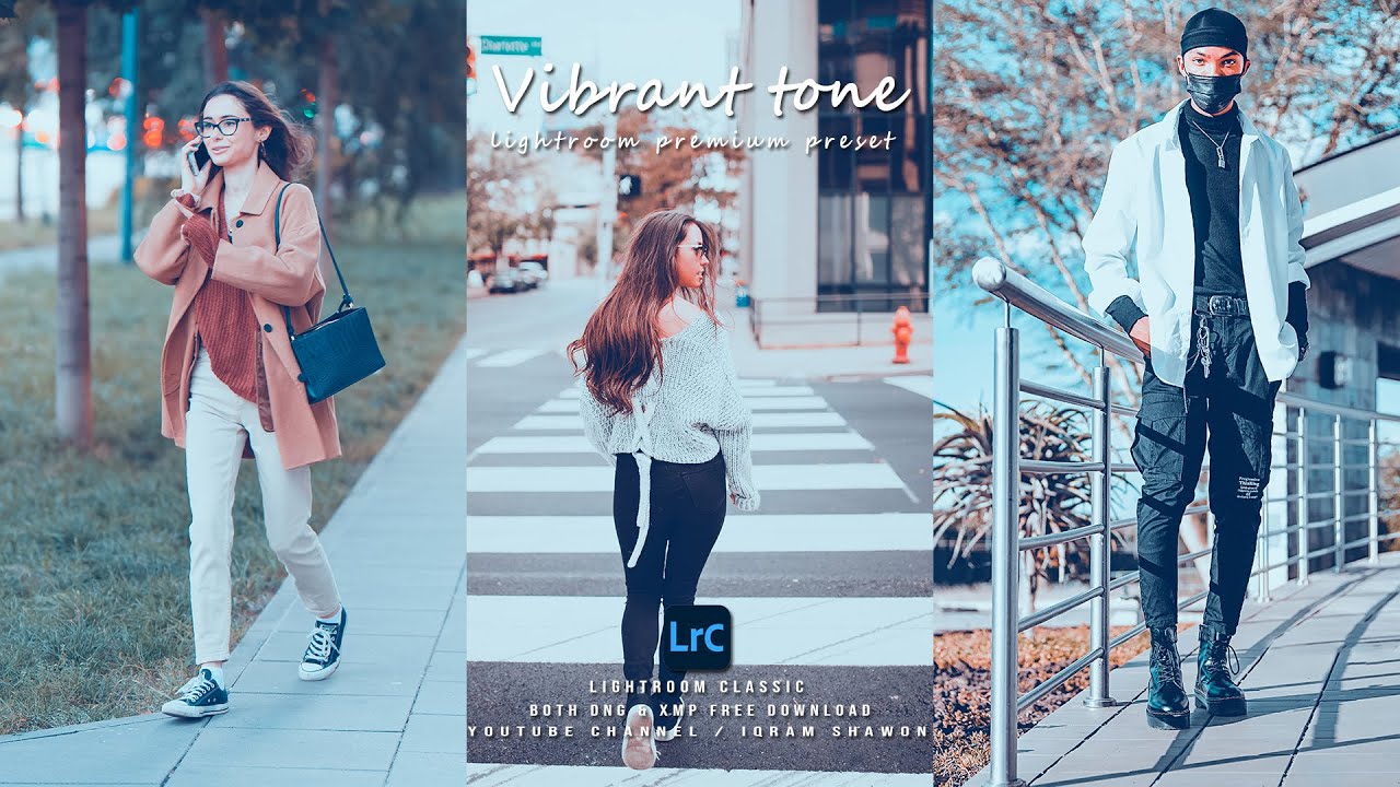 How to Edit Vibrant Tone Lightroom Color Pop Preset - Lightroom Mobile Presets Tutorial Free DNG