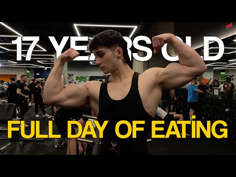 17 Yaşında Vücut Geliştirme | Full Day of Eating