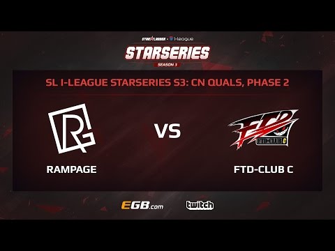 Rampage Gaming vs FTD-Club C, Game 1, SL i-League StarSeries Season 3, China