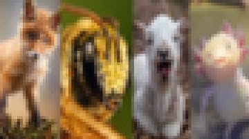 1 bit 2 bits 4 bits 8 bits 16 bits 32 bits 64 bits 128 bits (Cute Minecraft Animals)