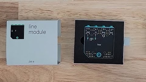 THE NEW OP-Z LINE MODULE - Unboxing, walkthrough, tutorial.