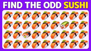 Find the ODD One Out | Spicy 'n' Asian Food Emoji Quiz  | Easy, Medium, Hard 35 Levels Quiz