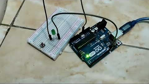 Kontrol on /off LED menggunakan Delphi 7 dan Arduino Uno