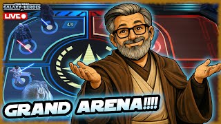 SWGOH Grand Arena Plus I'm Working My Mods - LIVE!!!