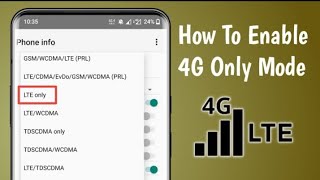 How to enable LTE only mode in all android mobile 2022 | enable only 4g mode in mobile screenshot 3