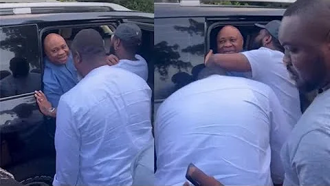 Davido OBO moment with Uncle Gov. Ademola Adeleke of Osun State