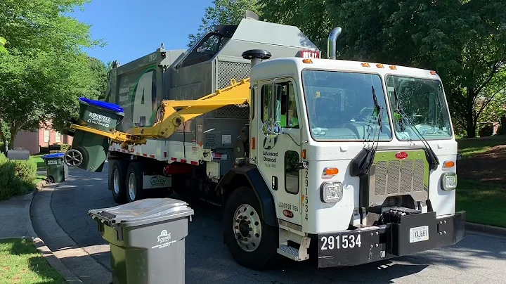 Advanced Disposal: Brand New Peterbilt 520 Heil Python Garbage Truck