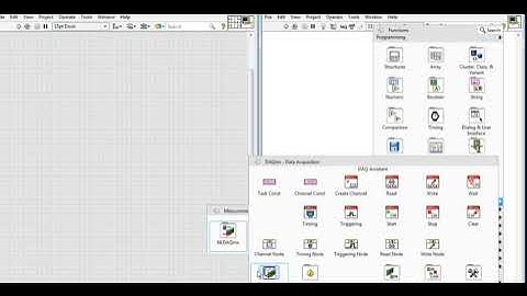 Motion Detector Sensor Interfacing with LabVIEW