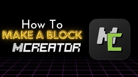 How to make a block in MCreator - Minecraft modding tutorial