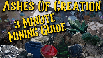 Ashes of Creation Alpha 2 ┃3 Minute MINING GUIDE