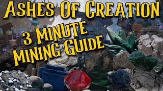 Ashes of Creation Alpha 2 ┃3 Minute MINING GUIDE screenshot 2