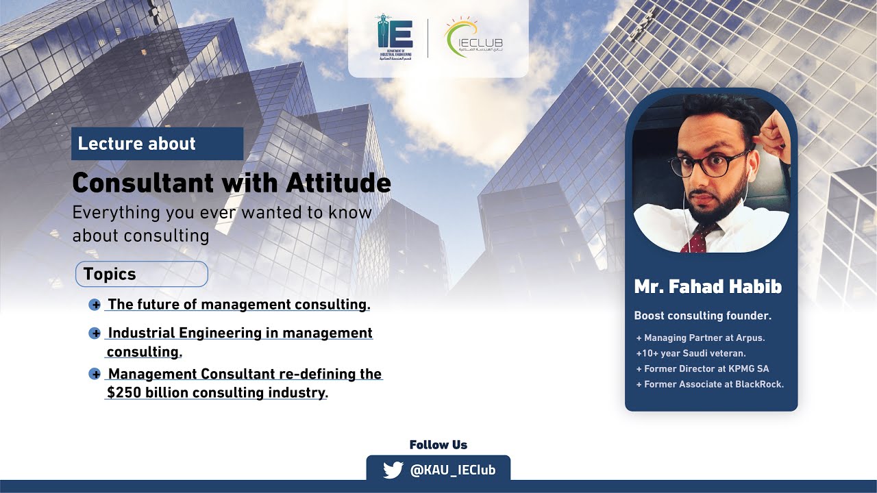 Consultant with attitude with Mr. Fahad Habib