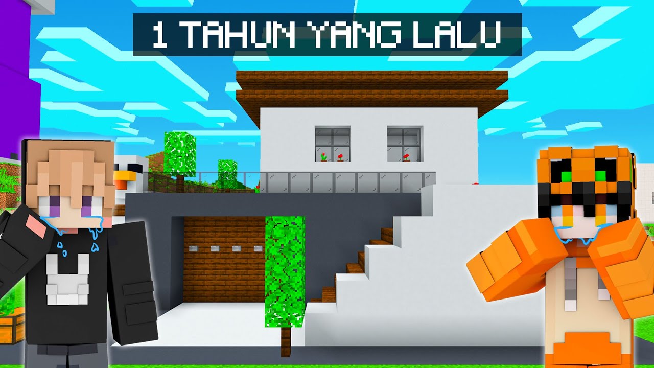 AKU MENEMUKAN MAP LAMA 1 TAHUN YANG LALU DI MINECRAFT!!