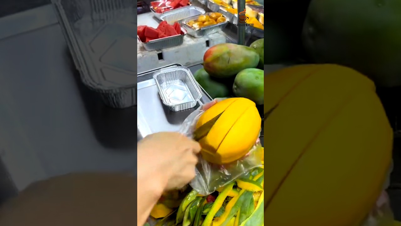 Mastering the art of cutting Juicy Mango | 