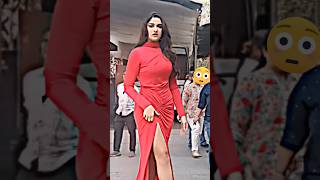 Saiee Manjrekar So Hot In Red Tight Dress Whatsapp Status Ishareteresong Guru Randhawa