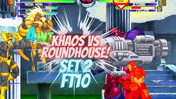 MvC2 - PSN FT10 Khaos vs Roundhouse (Set 2) (Matrix Training)