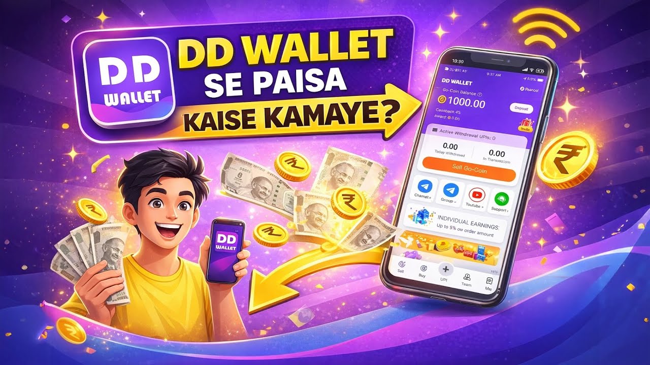 DD Wallet App से पैसे कैसे कमाए 2026 🤑 | DD Wallet Withdrawal Problem | DD Wallet Earning App 2026