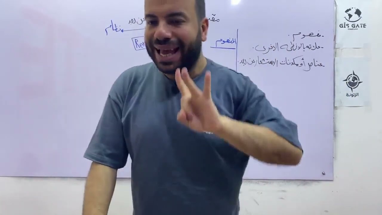 شرح (مبادئ الاستشعار عن بعد ) المفهوم والمكونات و علاقتة