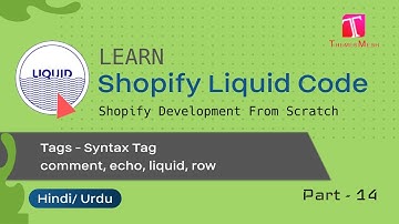 Syntex tag in Liquid Shopify | Shopify for beginners in Hindi