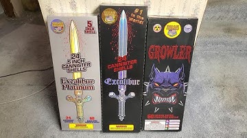 Fireworks Demo Preview - 2021 Canister Shell Comparison